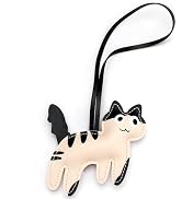PLwelth Cute Bag Charms Leather Animal Keychain for Women Girls Kawaii Bag Charm Accessories for ...