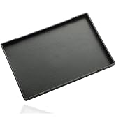 VCREATC Black Serving Tray (11.8 x 8.7 inch) for Serving Accessory, Spa, Coffee, Drinks, Tea, Bar...
