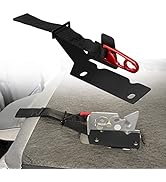 TEMSONE Rear Seat Release with Strap Compatible with 2009-2021 Ford F-150 Supercrew, 2015-2021 Fo...