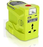 GRVODFRTA DC 18V to AC 110V Power Inverter Compatible with Ryobi One 18V Battery 200W Portable Mo...