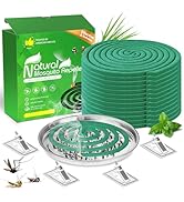 Extra Strong Mosquito Repellent Coils, 28 Pack Large Outdoor Coils for Patios and Camping, DEET F...