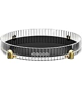 360° Rotating Storage Tray, Dial Diameter 11.02", Cosmetics and Perfume Organizer, Bathroom Stora...