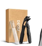 DEOU Toenail Clippers for Seniors Thick Toenails, Flat Head Large Toe Nail Clippers with Wide Jaw...