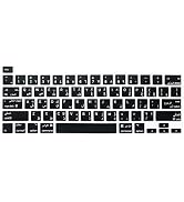 ProElife Ultra Thin Arabic Keyboard Cover Skin for MacBook Pro 13 Inch 2022 2021 2020 (Apple M2 C...