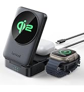 Lamicall Qi2 Certified Foldable 3 in 1 Wireless Charging Station - [15W Fast Charge & Upgraded Co...