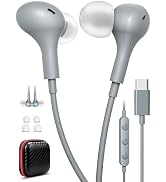 Wired Earbuds USB Type C Headphone for iPhone 16e 16 Pro 15 Plus Samsung Galaxy A17 Z Flip 7 S25 ...