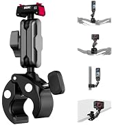BRDRC Heavy Duty Handlebar Clamp Mount for Insta360 X6/X5/X4 Air | Magnetic Quick Release, 360° D...