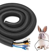Cord Protectors from Pets No Chew 8.2ft 1/2inch, YCLYC Spilt Wire Protector Tubing Cable Sleeve, ...