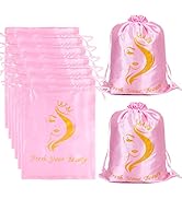 6PCS Satin Wig Bags wig Storage for Multiple Wigs Bags Storage Satin Bags for Wigs Silk Bags with...