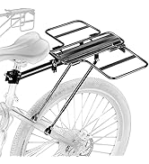 YONTUO Bike Cargo Rack with Foldable Wide Wings,Quick Release Rear Bike Rack,Universal Bike Lugga...