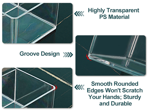 acrylic makeup organizers