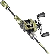 Sougayilang Baitcaster Combo, 30Ton+24Ton Graphite 2-Piece Blanks Casting Fishing Rod,SuperPolyme...