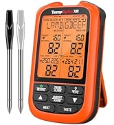 TempPro TempSpike 1000FT Wireless Meat Thermometer Digital with 2 Upgraded Ultra-Thin Probes, Kit...