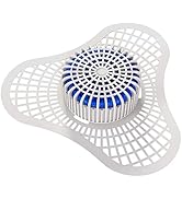 Urinal Screen Deodorizer (12 Pack) with Urinal Cakes Ocean Breeze Scent, Anti-Splash Urinal Deodo...
