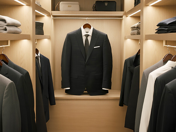 wooden suit hangers for closet