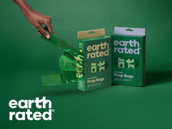 Earth Rated handle poop bags