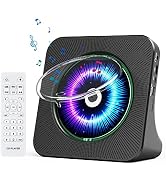 Gueray CD Player Portable Bluetooth Desktop 4000mAh Rechargeable CD Player for Home CD Player wit...