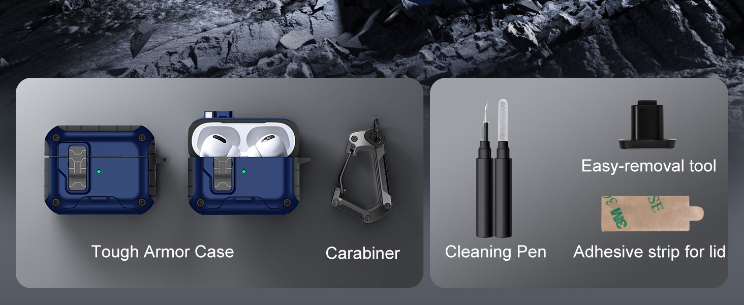 airpods pro 2 case with cleaner kit