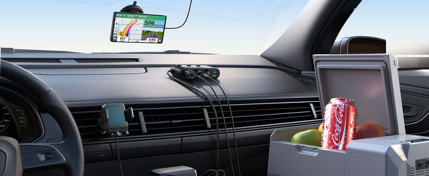 179W Cigarette Lighter Splitter