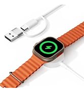 2026 Upgraded 3.3FT(1m) Cable for Apple Watch Fast Charger,iWatch Charging Cord with USB-C to USB...