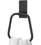 JUYSON Towel Ring, Hand Towel Holder for Bathroom, Adhesive Hand Towel Holder, Adhesive Towel Rac...