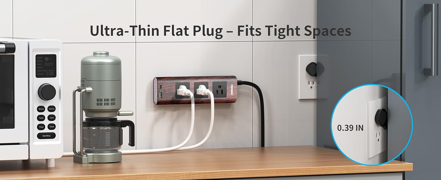 Ultra-Thin Flat Plug