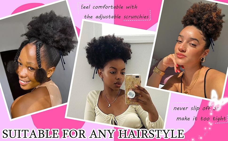 suitable for any hairstyle