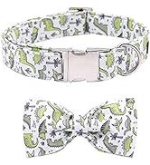 ARING PET Bowtie Dog Collar, Dog Collar with Bow, Adjustable Dog Collars for Small Medium Large D...