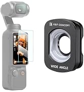 K&F CONCEPT FD161 Wide-Angle Lens Compatible with DJI Osmo Pocket 4/3, Xtra Muse, Magnetic Attach...