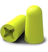 HexArmor AccuFit Noise Reducing Disposable Foam Earplugs, High Visibility, Medium, 300 Loose Pairs