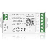 BTF-LIGHTING C05W RGBCCT PWM SMD FCOB (+ R G B C W) 6PIN LED Strip 2.4GHz Tuya WiFi Group Control...