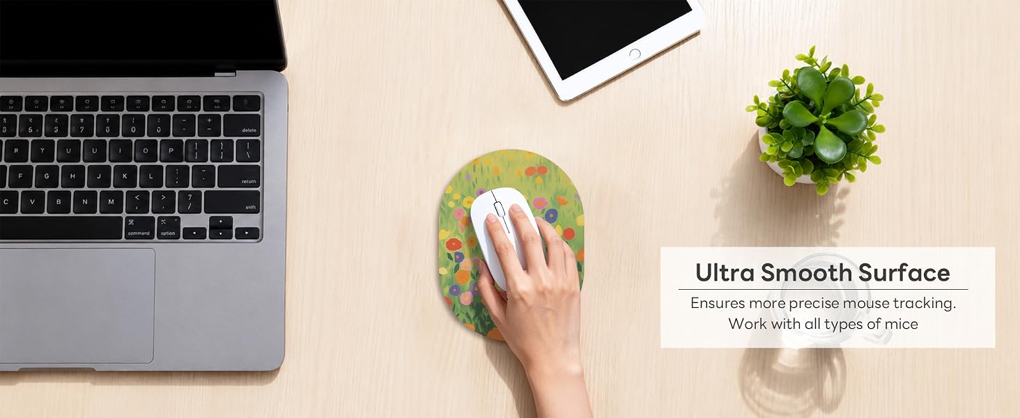 Rimilak Small Mouse Pad 6 x 8 Inch, Irregular Mini Mousepad