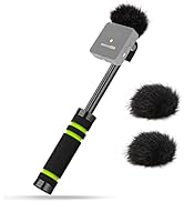 YOUSHARES Wireless GO II Interview Microphone Handle, Retractable Wireless go II Handheld Adapter...