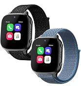 2 Pack Nylon Replacement Bands Compatible with AT&T amiGo Jr Watch/Cosmo JrTrack 5/4/3/2 SE/2/1 J...