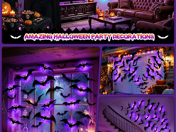 bats halloween decorations
