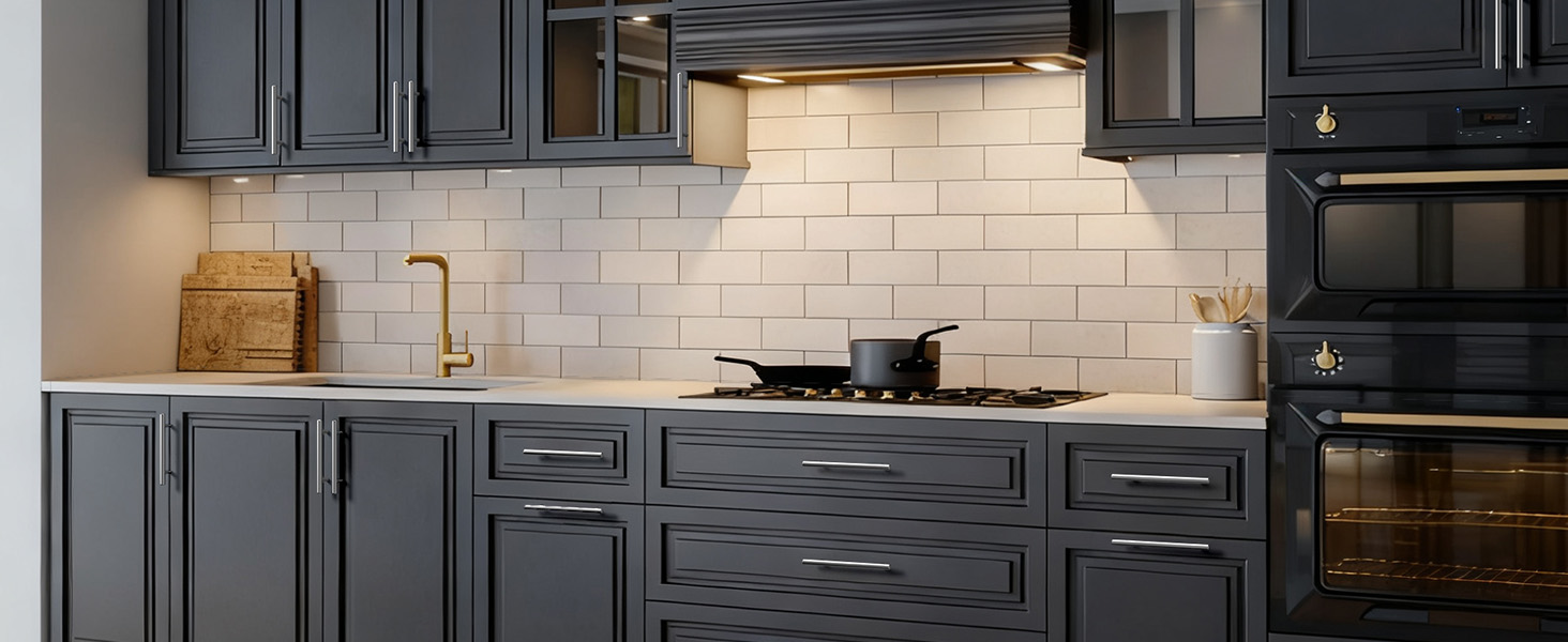 brushed nickel cabinet handles