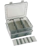 Vidifor 2 Pack Plastic Storage Organizer Box, Storage Container, Jewelry Organizer, Parts Storage...