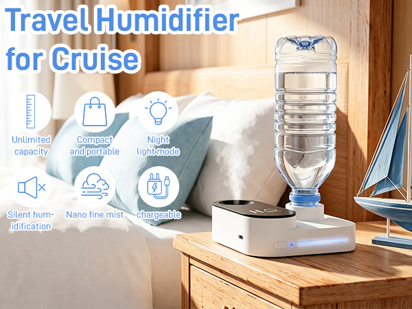 cruise humidifier travel humidifier for cruise portable humidifier water bottle humidifier