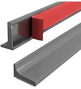 Shower Threshold Water Dam Guard - Self-Adhesive Silicone Waterproof Barrier, Leak-Proof, Flexibl...