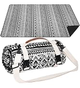 Picnic Blankets Outdoor Extra Large-Waterproof Picnic Blanket with Shoulder Carry Strap | Machine...