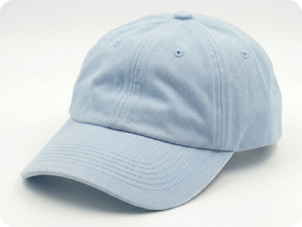 unstructured dad hat shape