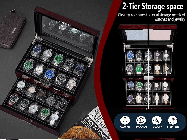 20 watch case for men