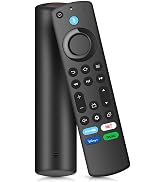 Replacement Voice Remote Control for Fire Series, TV Cube/Stick, Compatible with 4K Max/4K (1st/2...