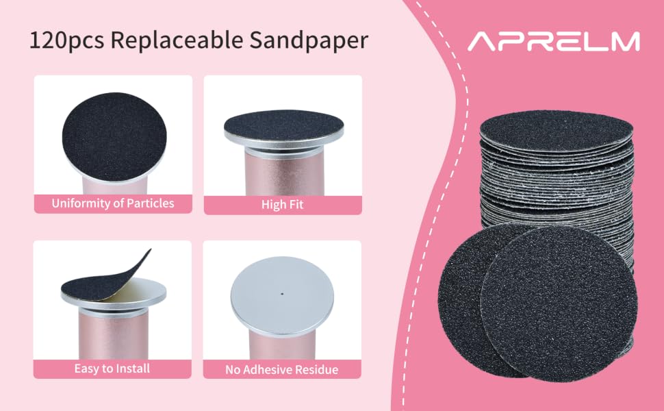 Replaceable Sandpaper for Electric Foot Callus Remover