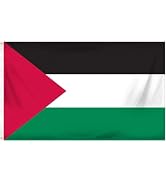 YukaBa Palestine Polyester Flag 3ft x 5ft(Palestine)