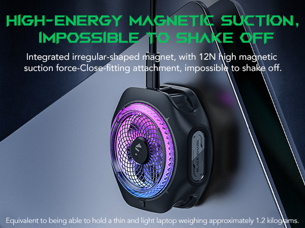 Black Shark Magnetic Cell Phone Cooler 4PRO