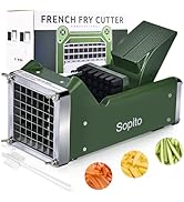 Potato Cutter, Sopito Home Made French Fry Cutter with 1/2 Inch Stainless Steel Blade Great for P...