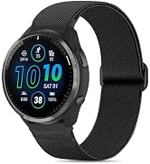 Nylon Bands Compatible with Garmin Forerunner 970 Watch Band/Forerunner 965 Watchband, Soft Farbi...