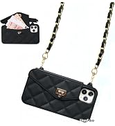 UnnFiko Wallet Phone Case Compatible with iPhone 16 Pro Max, Cute Light Luxury Bag Design, Purse ...