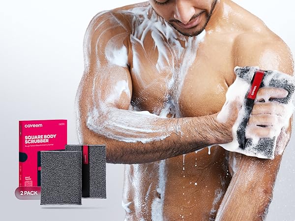 large exfoliating body sponge